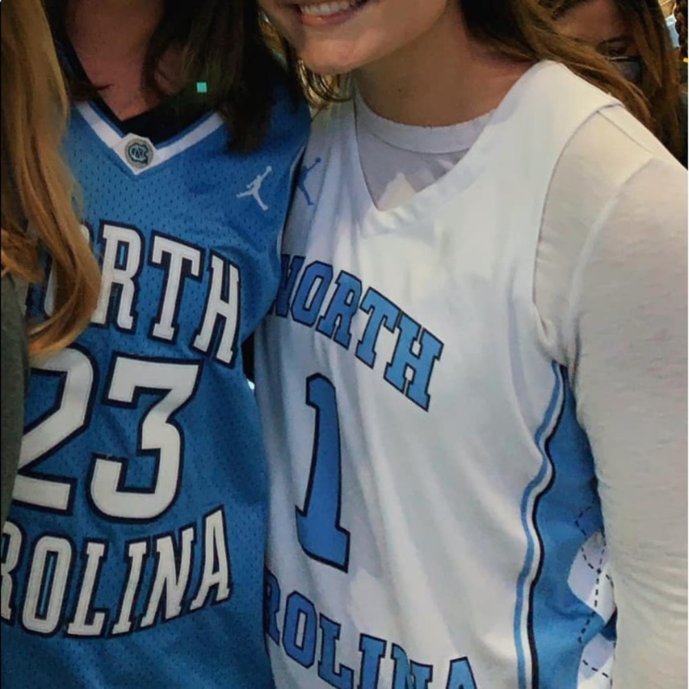 White UNC Basketball Jersey 🏀 💙